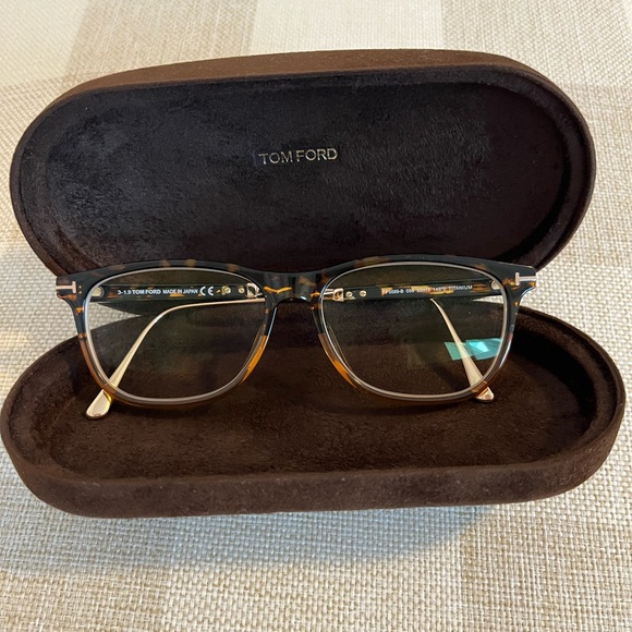 Tom Ford Accessories - Tom Ford Brown Tortoise Eyeglasses